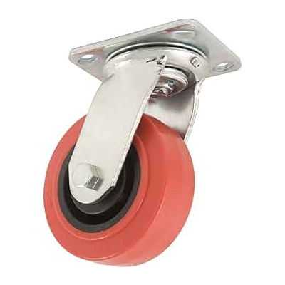 CASTER WHEEL ORANGE 4''SWIVEL